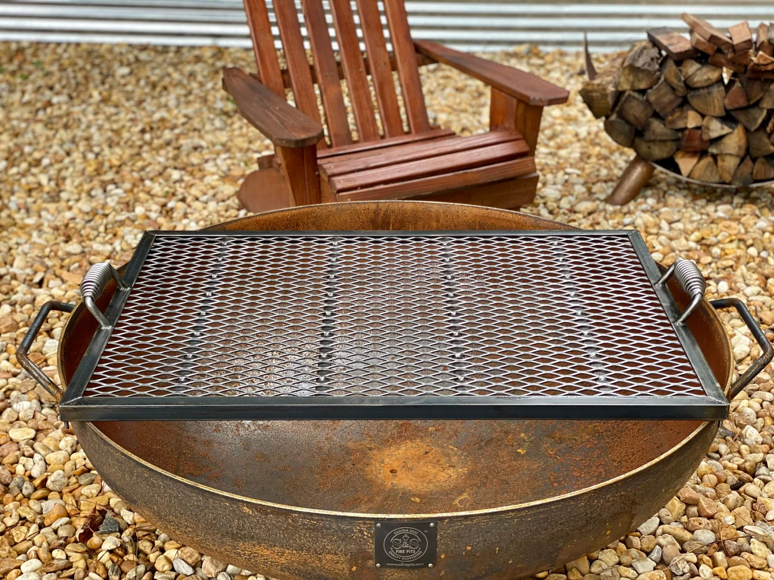 42" Heavy Duty Handcrafted Fire Pit Cooking Grate Questions & Answers