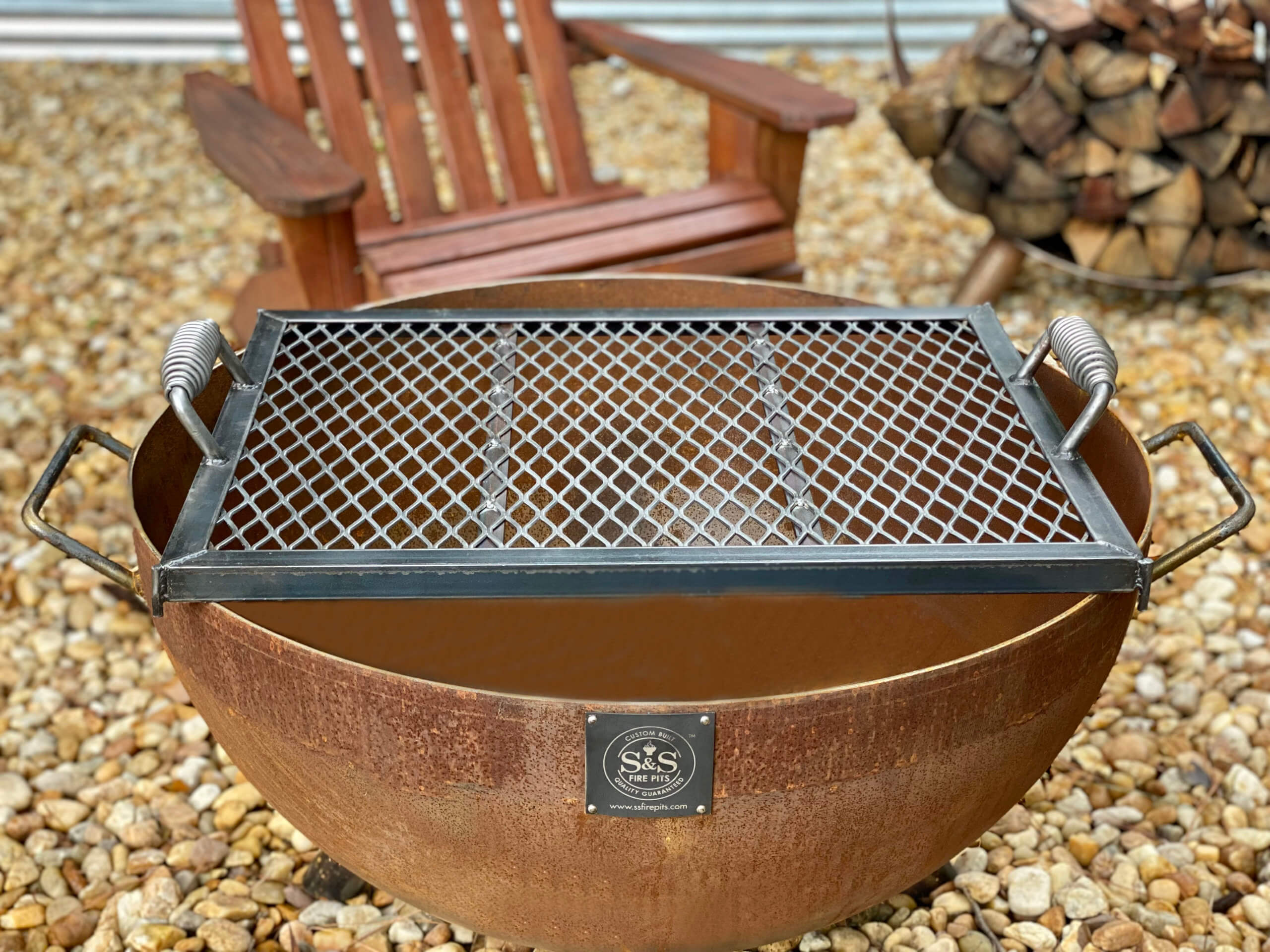 30" Heavy Duty Handcrafted Fire Pit Cooking Grate Questions & Answers