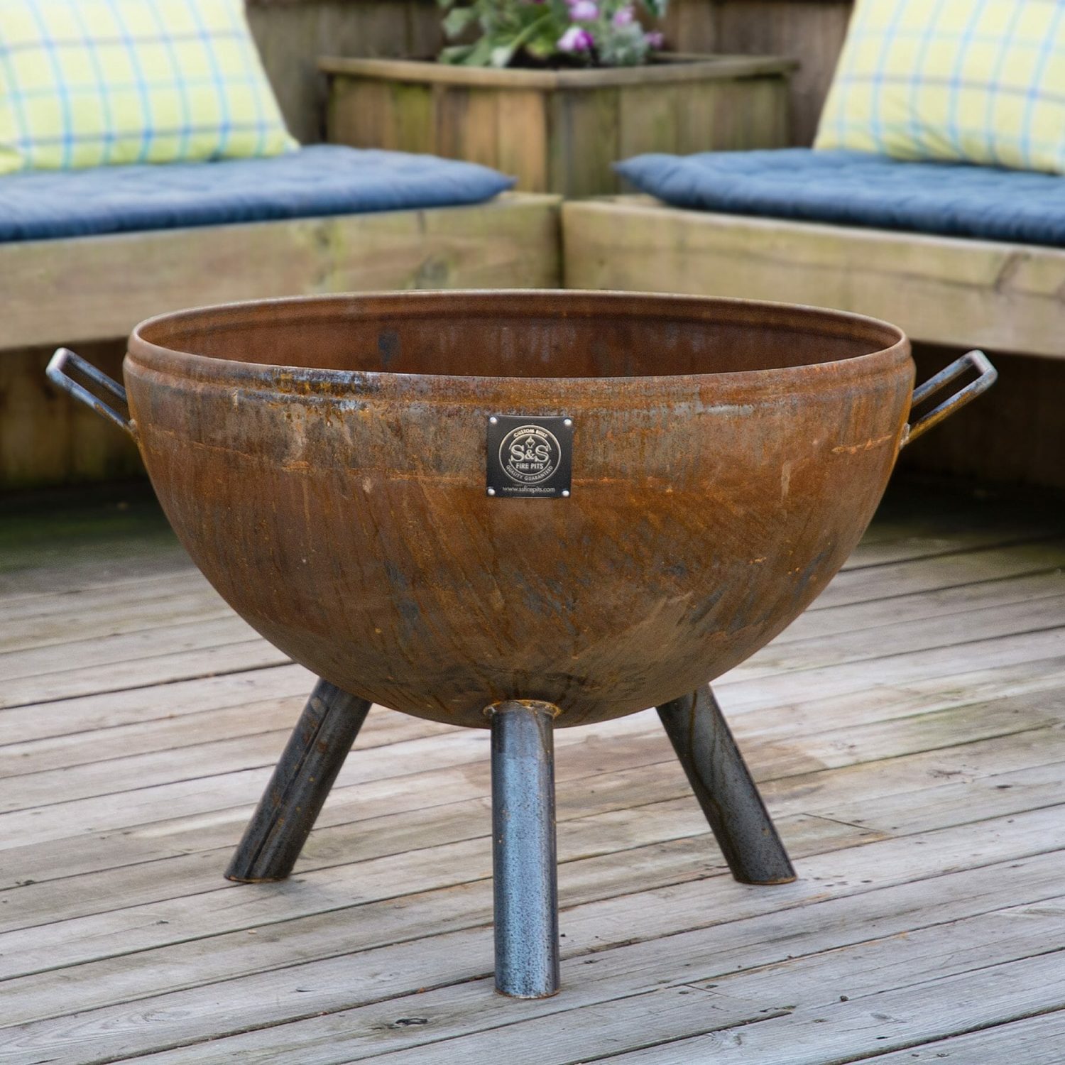 30” Hemisphere Fire Pit on Legs Questions & Answers