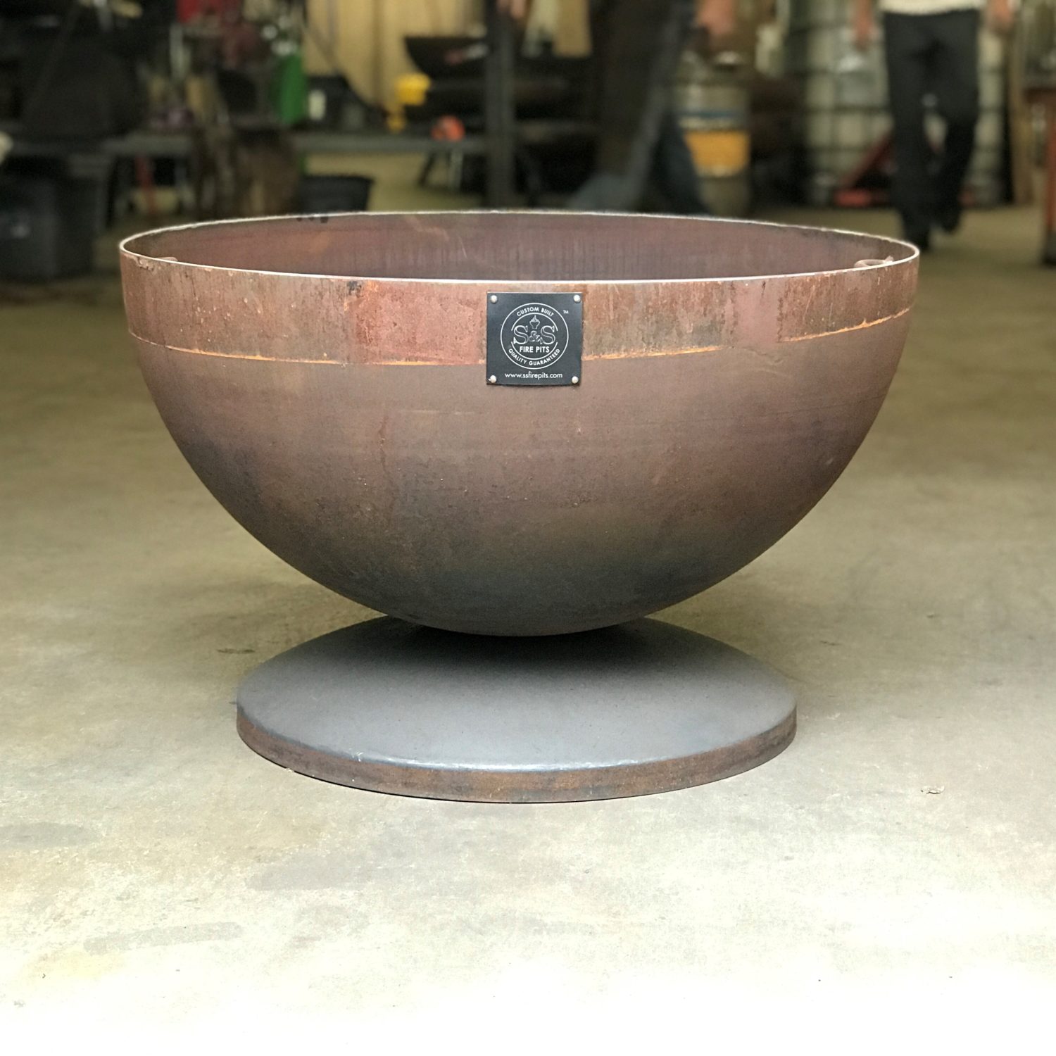 30" Hemisphere Fire Pit on Flanged Base Questions & Answers