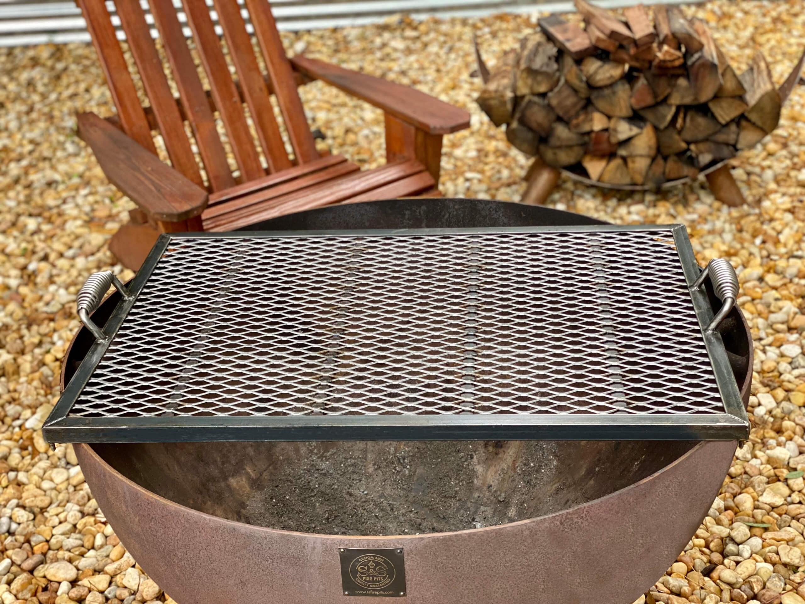 41" Heavy Duty Handcrafted Fire Pit Cooking Grate Questions & Answers